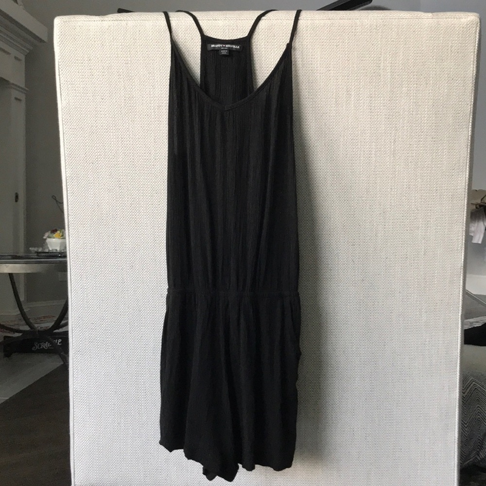 Brandy Melville Black Romper w Pockets